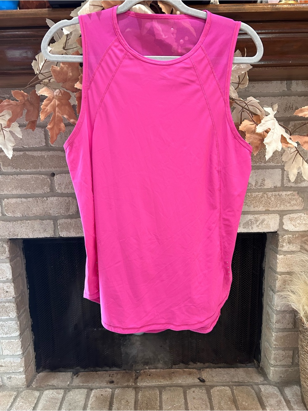 lululemon athletica Hot Pink Performance Tank Top EUC